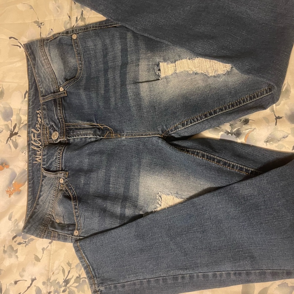 Wildflowers Blue Straight Leg Jeans